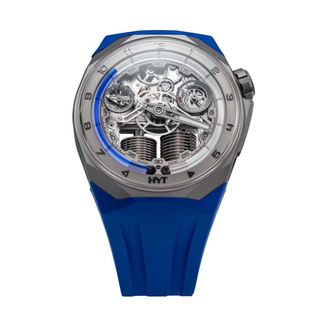 HYT S1 Beadblasted Titanium Blue