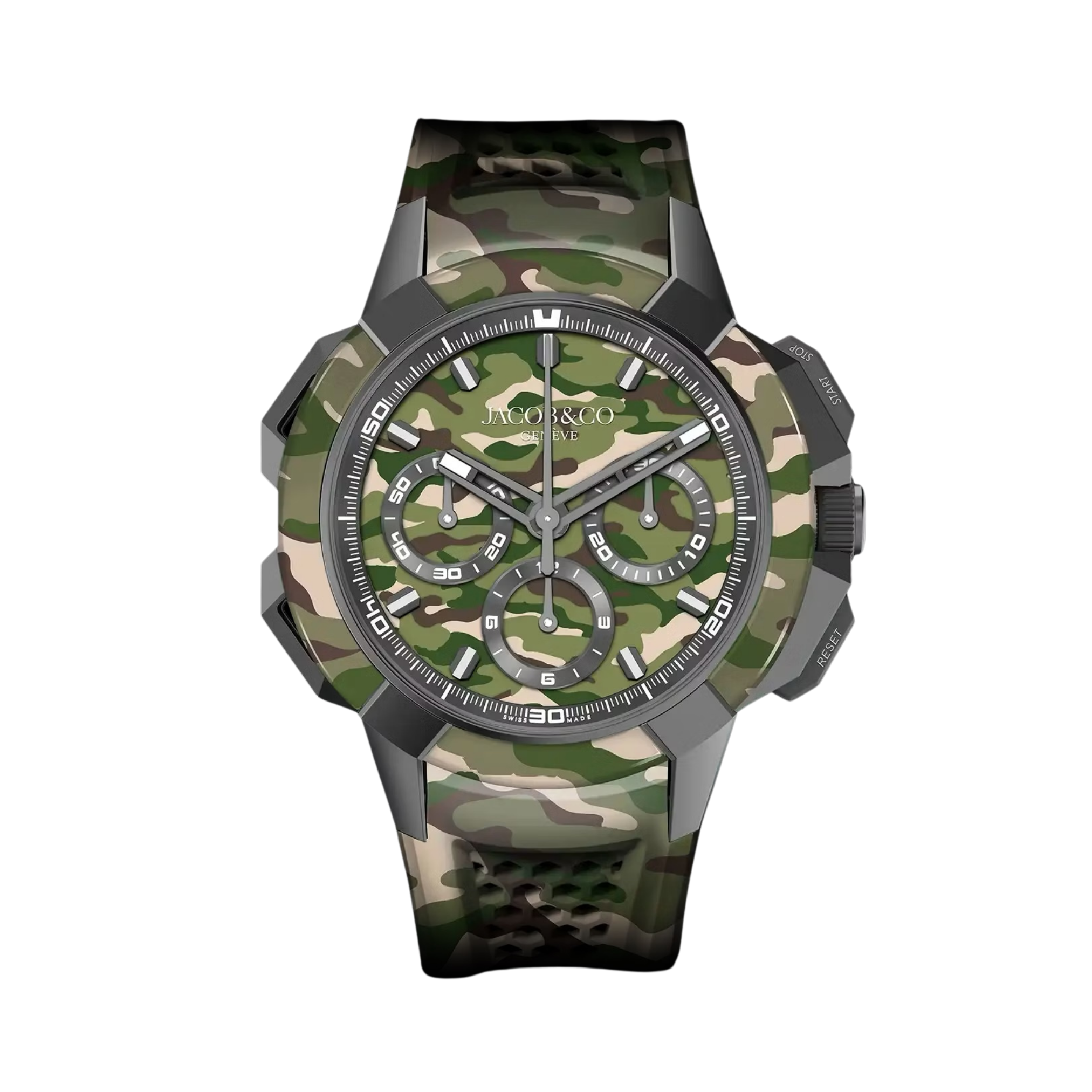 Jacob & Co Green Camo Epic X Chrono