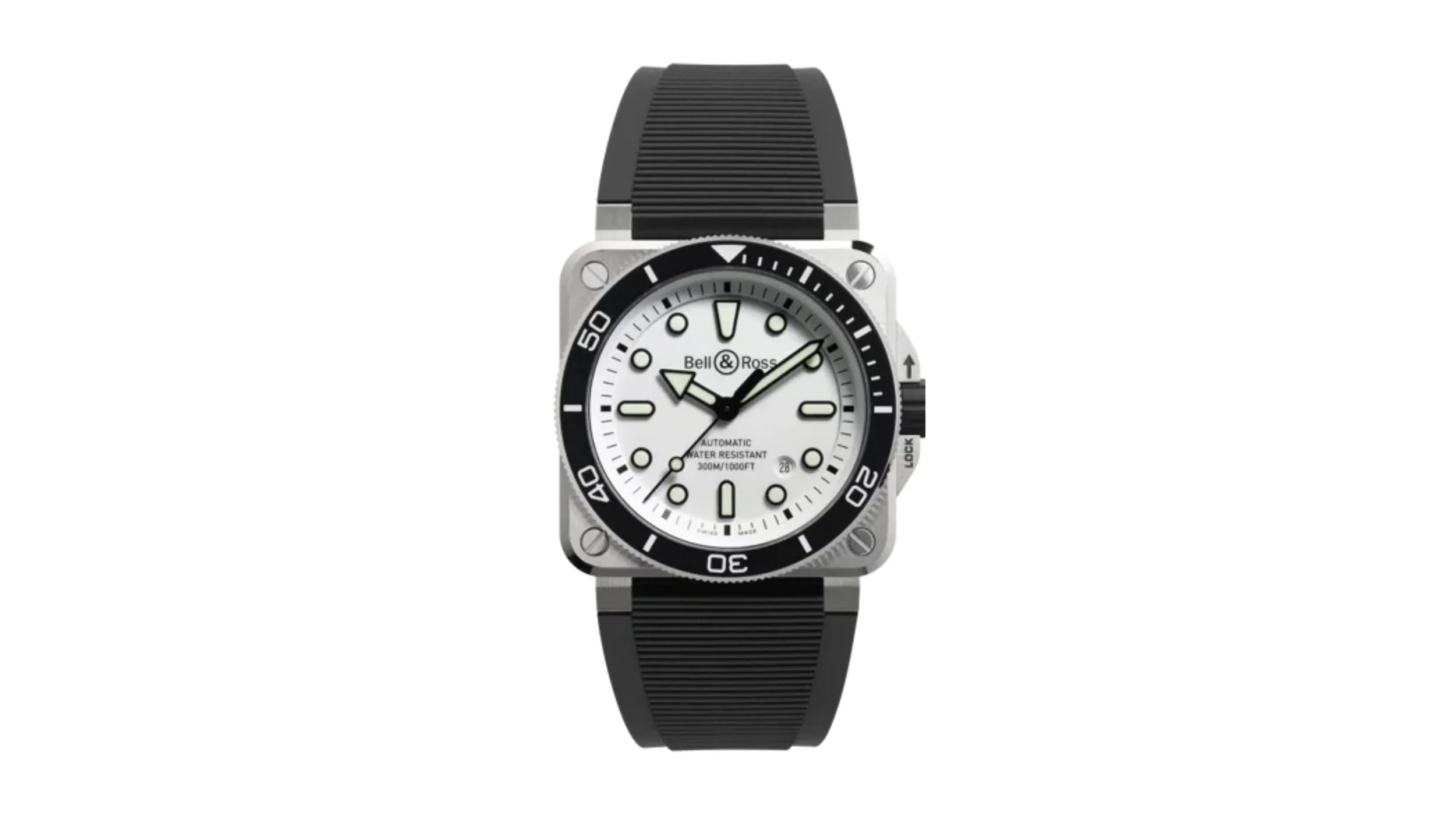 BR-03 DIVER WHITE STEEL