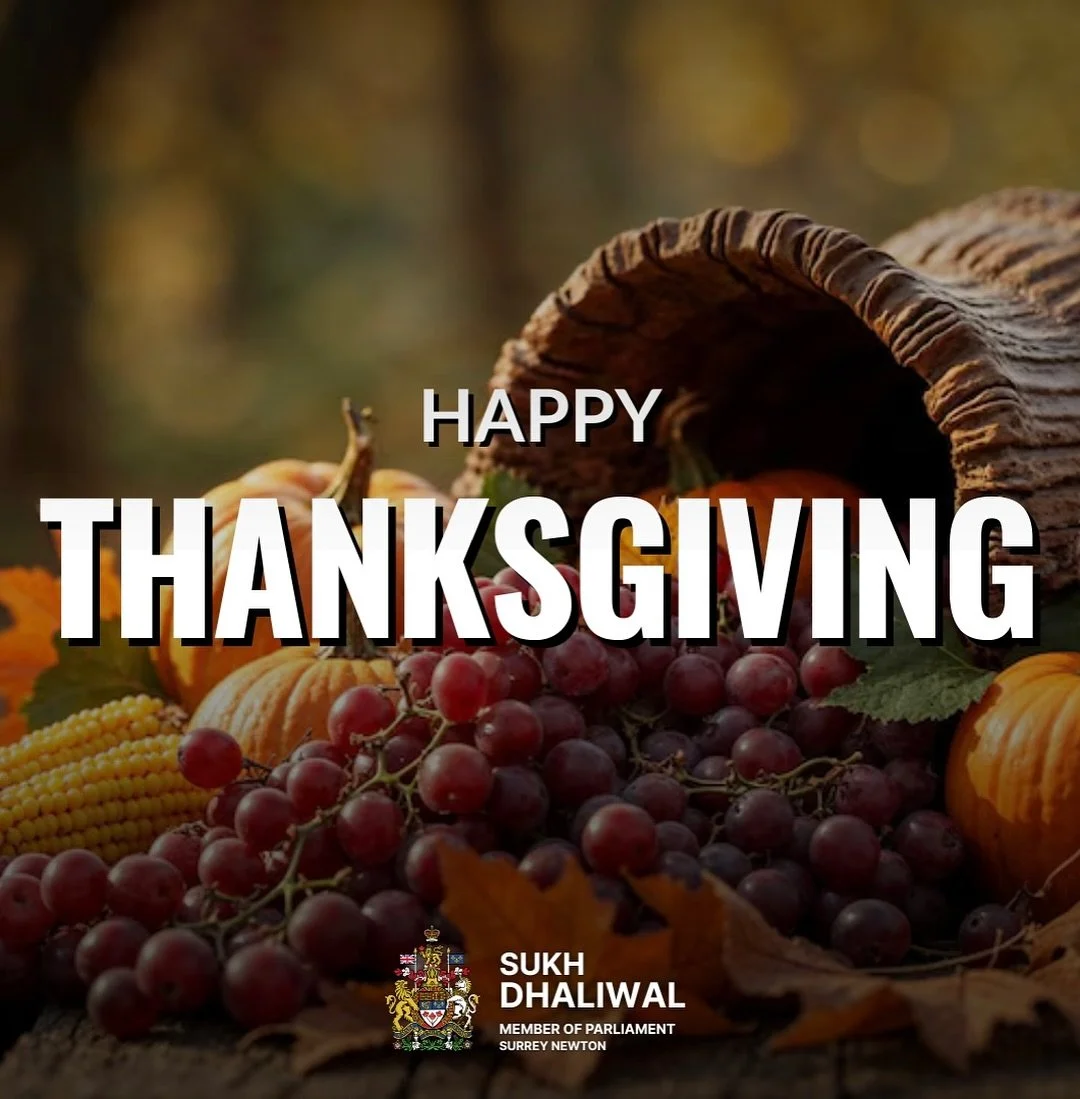 As we celebrate Thanksgiving, I want to wish everyone a happy and peaceful holiday. 

This is a time to reflect on what we are grateful for, including our families, our diversity, and the kindness that strengthens our communities. These values make C