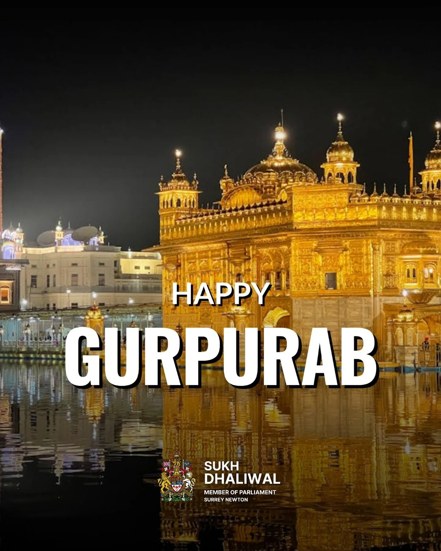 Today, Sikhs in Surrey Newton and around the world celebrate the 556th birth anniversary of Sri Guru Nanak Dev Ji, the founder of Sikhism. 

His teachings of equality, compassion, and selfless service continue to inspire us across Canada and the worl