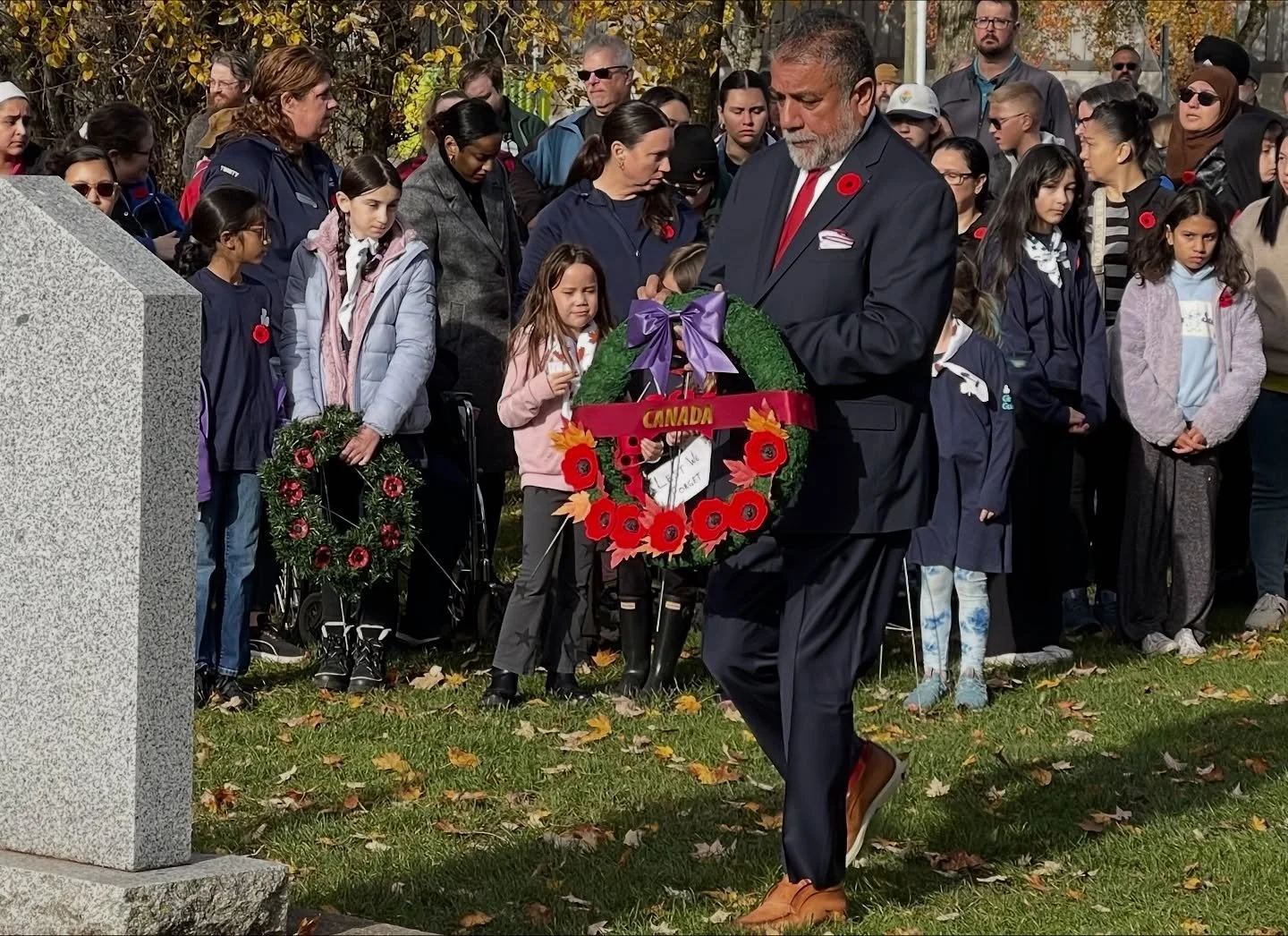 This morning, we came together in Surrey Newton to honour Canada&rsquo;s veterans and those who continue to serve in defence of peace and freedom. 

Their courage, dedication, and selflessness remind us of the importance of unity and compassion as we
