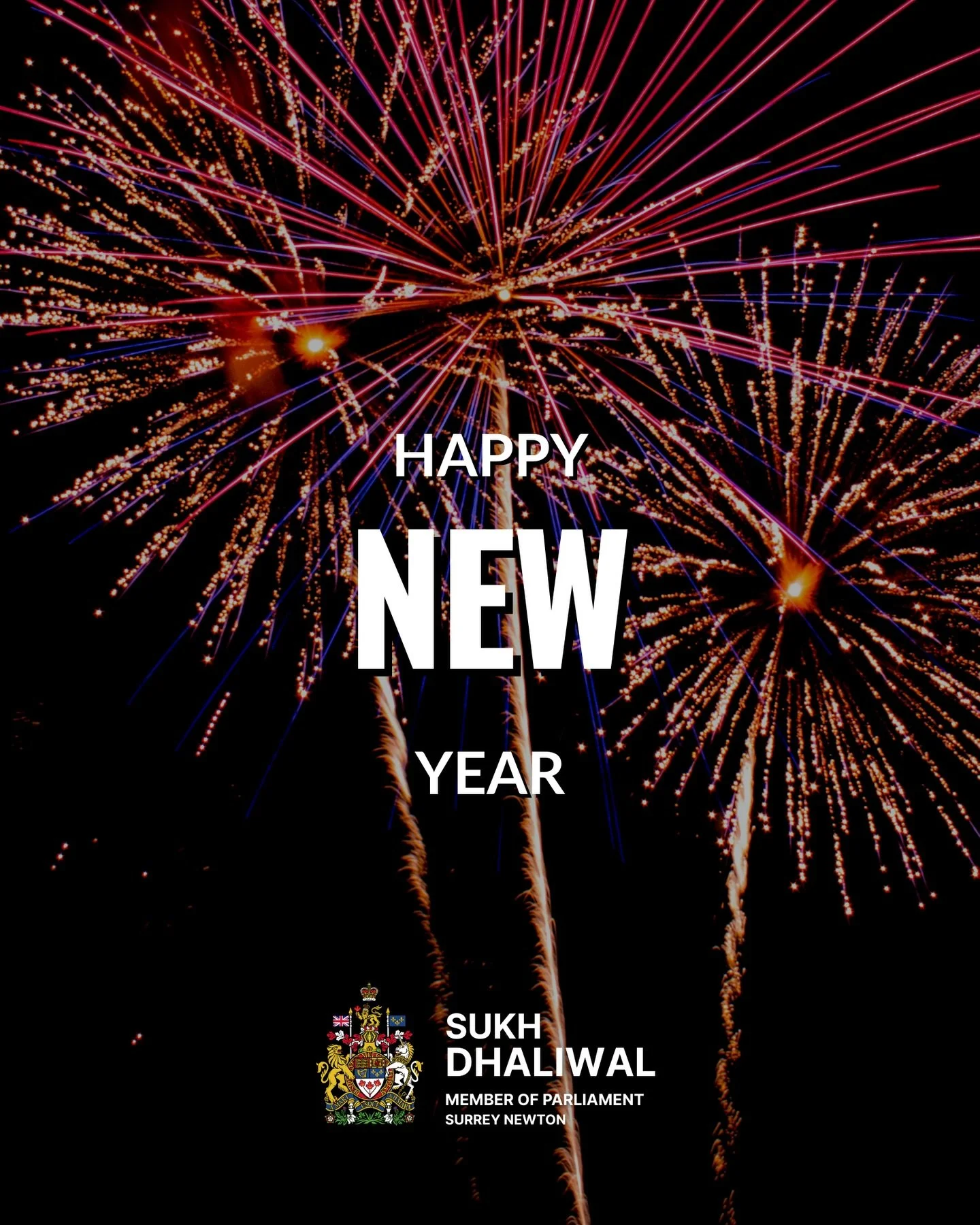 As we welcome the New Year, I wish everyone health and hope for the year ahead. May the year bring continued progress and stronger communities, and I am grateful to continue serving Surrey Newton.

Happy New Year to you and your loved ones. ✨

#Happy