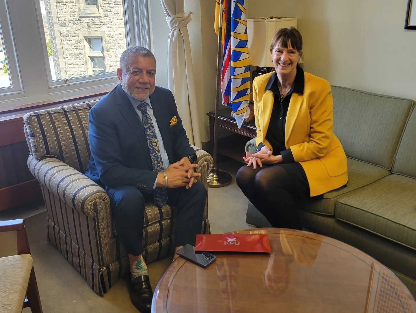 A productive meeting with Dr. Diane Purvey, Acting President of Kwantlen Polytechnic University, in Ottawa. Appreciated the valuable discussion on supporting students and strengthening post-secondary education in our region.

#SurreyNewton #KPU #Post