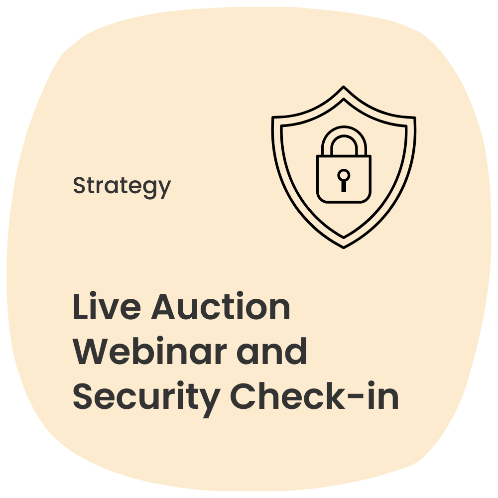 June 2026 - Live Auction webinar + Security