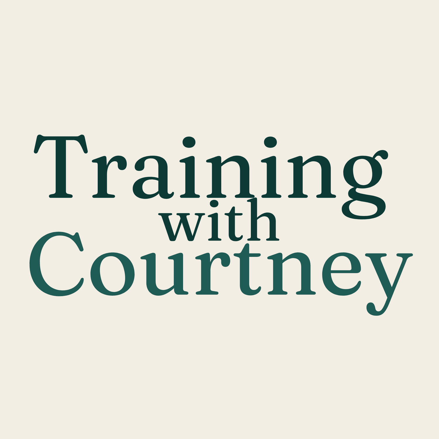Training With Courtney