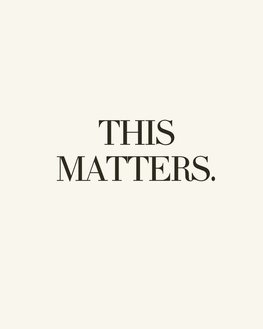 We the people, collectively, are begging you to care. 🖤