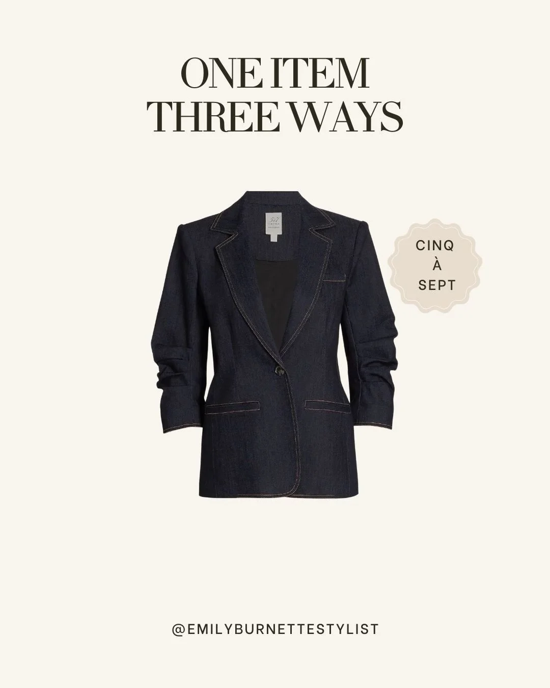 Same piece. Different energy.

Because the goal isn&rsquo;t more clothes&mdash;it&rsquo;s better styling.
This is how one item earns its place in your closet. 

Which look are you wearing first?