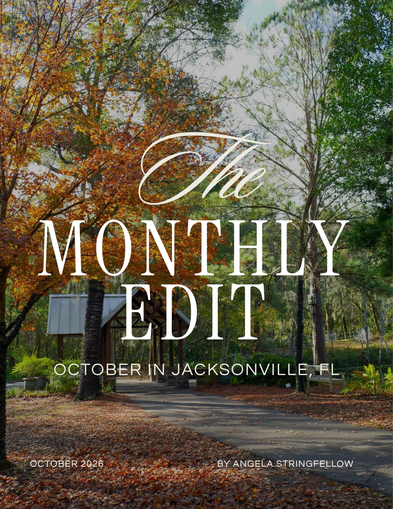 The Monthly Edit With Angela: October 2026