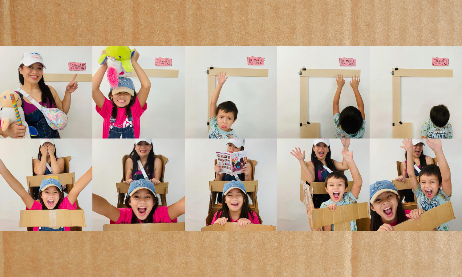 i’m “that mom” who gets creative, so one day… we made a rollercoaster out of a moving box