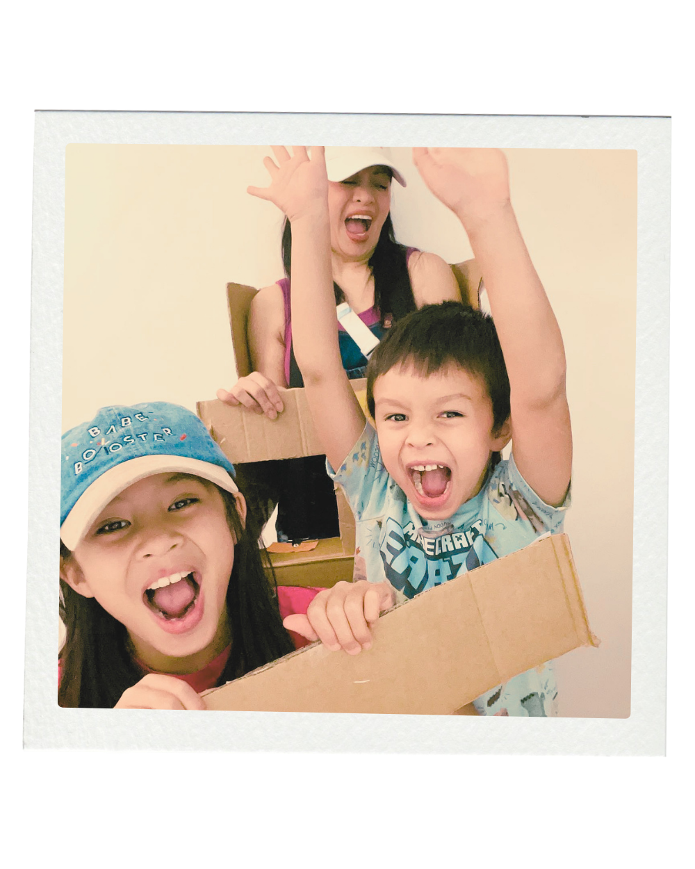i’m “that mom” who gets creative, so one day… we made a rollercoaster out of a moving box