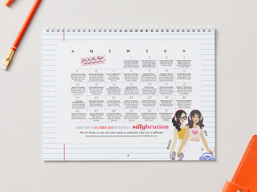 Printable Calendar Download - October 2025 (Mia)