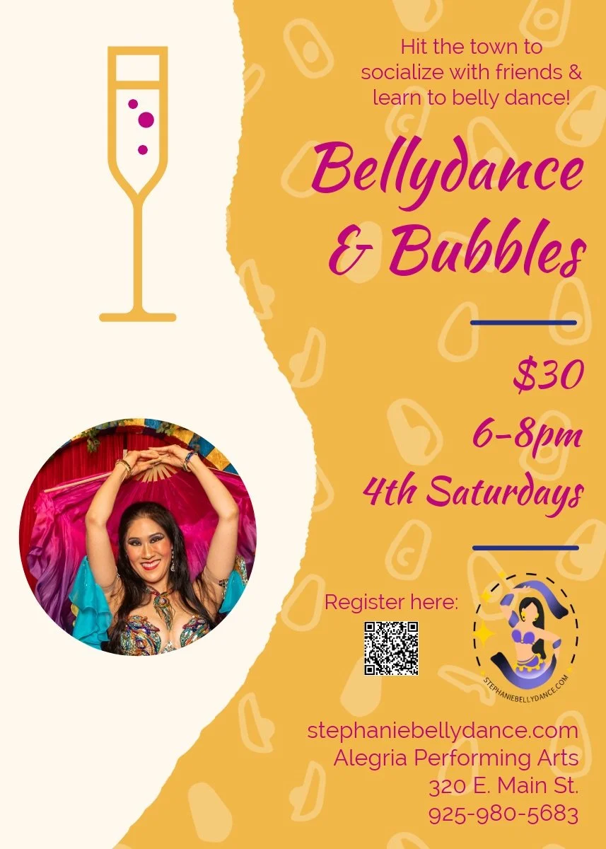 Class | Bellydance & Bubbles Workshop @ Alegria Performing Arts Academy