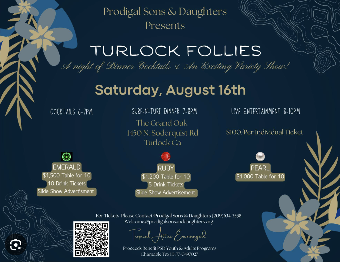 Event | Turlock Follies @ The Grand Oak in Turlock