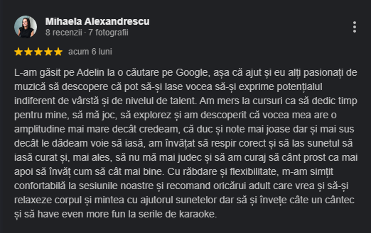 Recenzie Mihaela Alexandrescu
