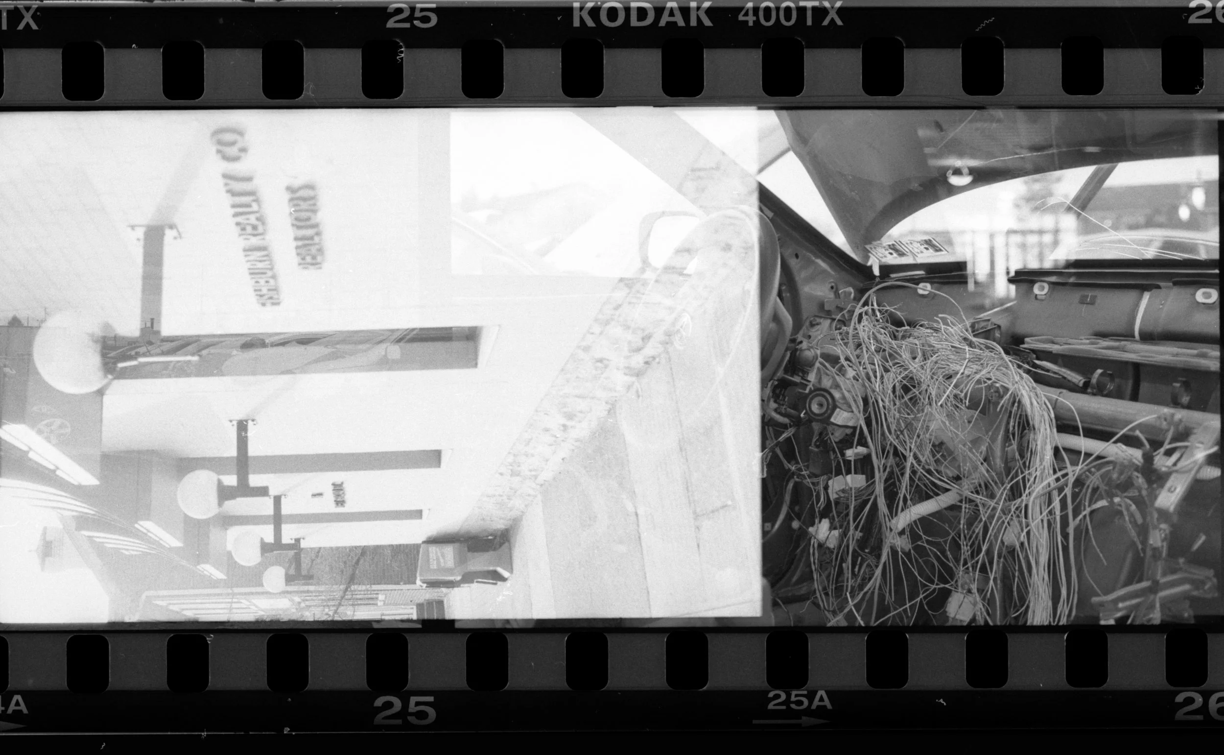 Unexpected Double Exposures in B&amp;W