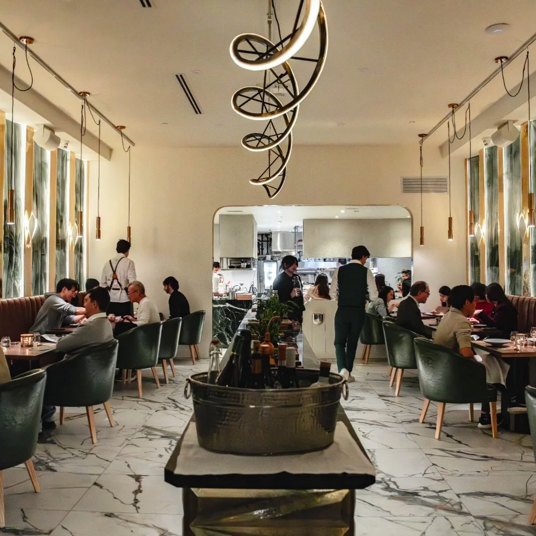 The dining room at aKin lately.

There has been a great energy in the room as guests gather to experience the Lunar New Year menu. Inspired by the traditions of the holiday, the menu explores themes of prosperity, harmony, abundance, and family throu