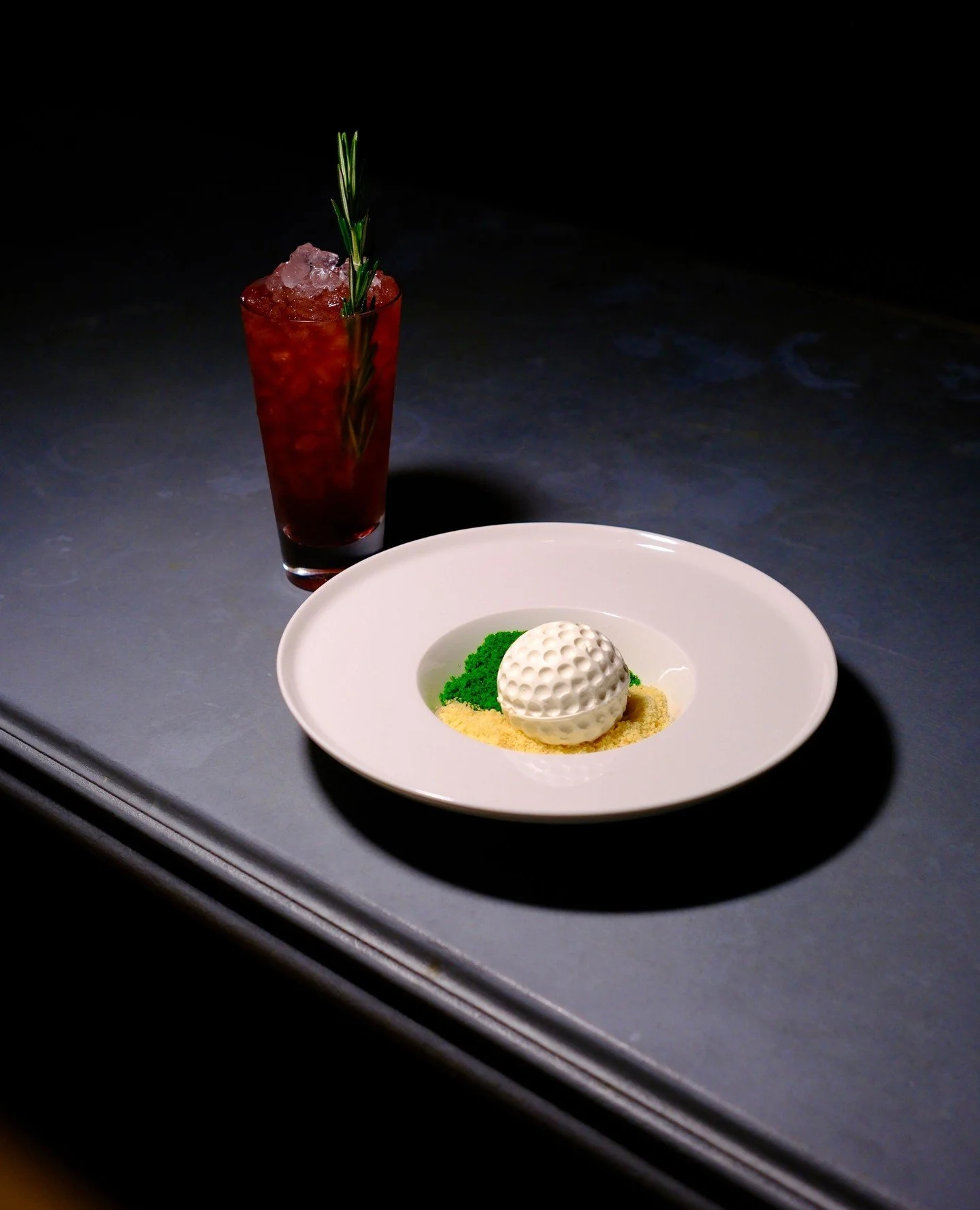 Sip &amp; Swing &ndash; Sloane&rsquo;s style.⁠
⁠
Enjoy a Transfusion &amp; indulge in the Par-fait For The Course; a Lime Parfait with Cherry Jam, Dark Chocolate Ganache, and Shortbread Crumbs.⁠
⁠
Offered today through September 30th.
