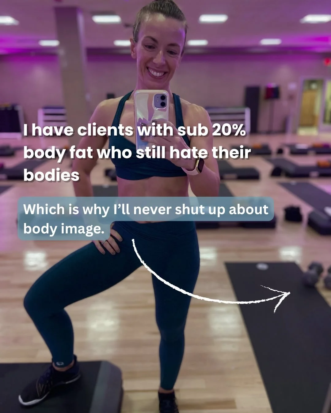 Being disappointed by what you see when you lose some body fat is SO common and normal.

It&rsquo;s natural to assume you must need to lose more weight, or that something must just be wrong with your body.

In reality, the best way to adore your fat 