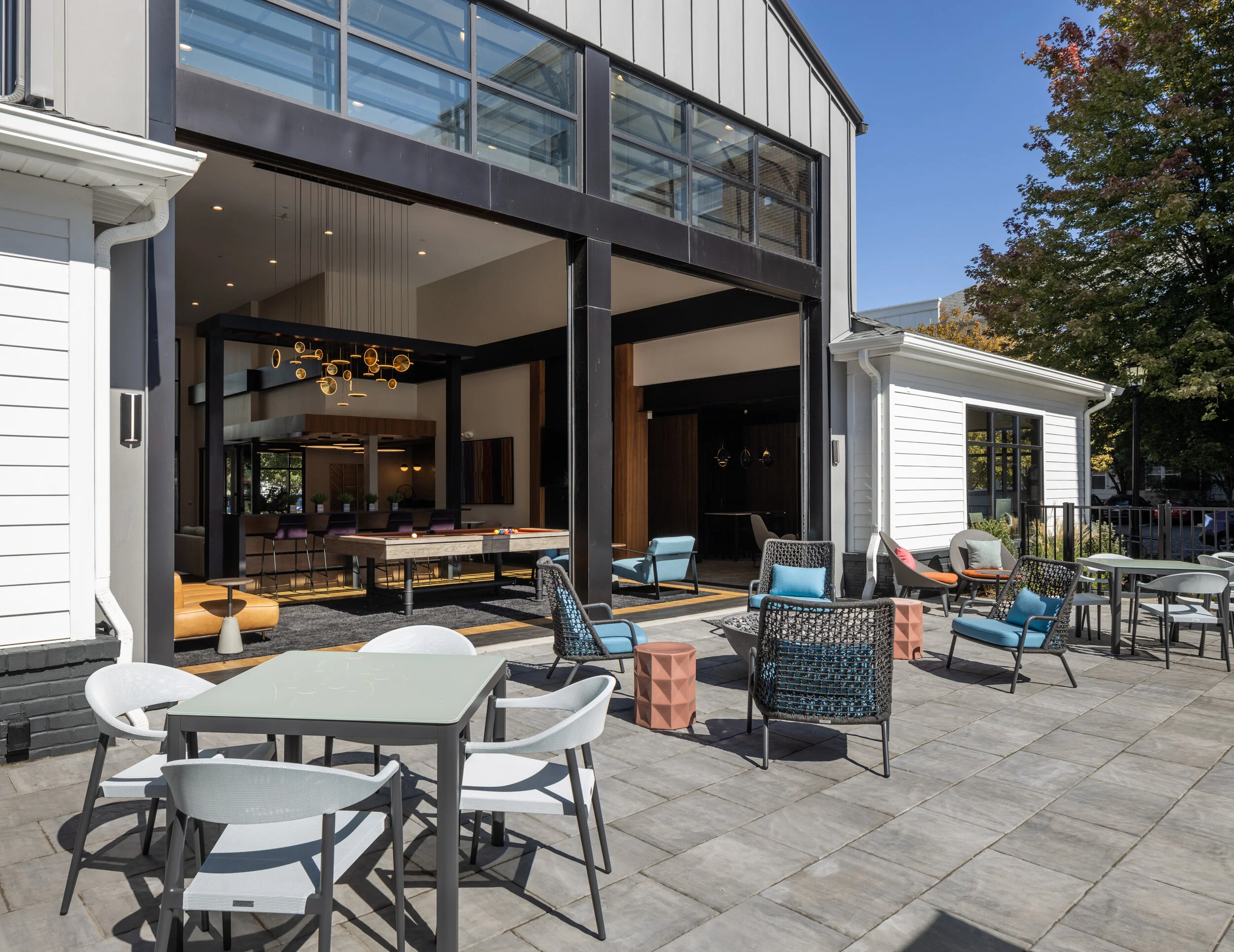 Hybrid office spaces have nothing on hybrid social spaces.