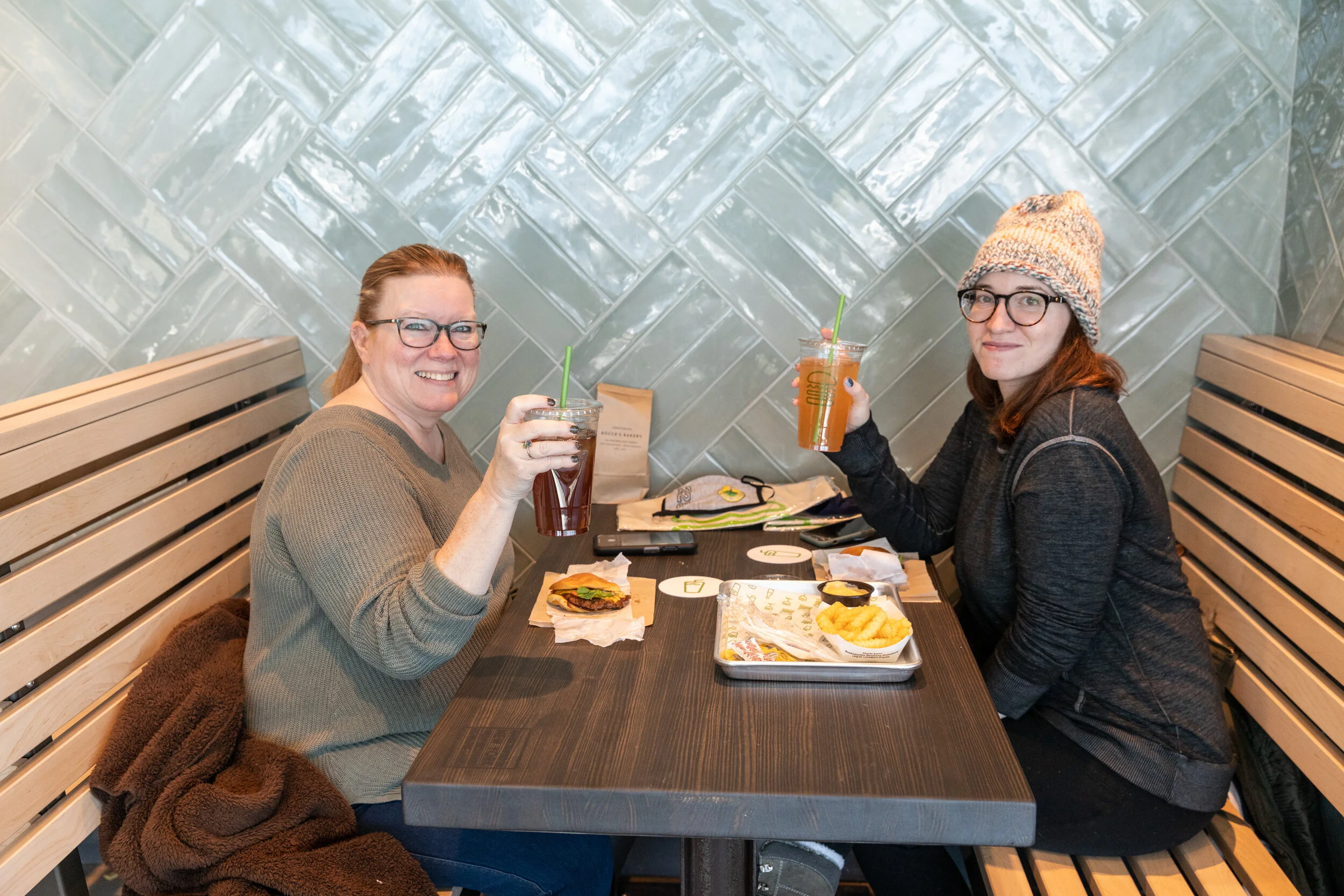 Good food brings family together.