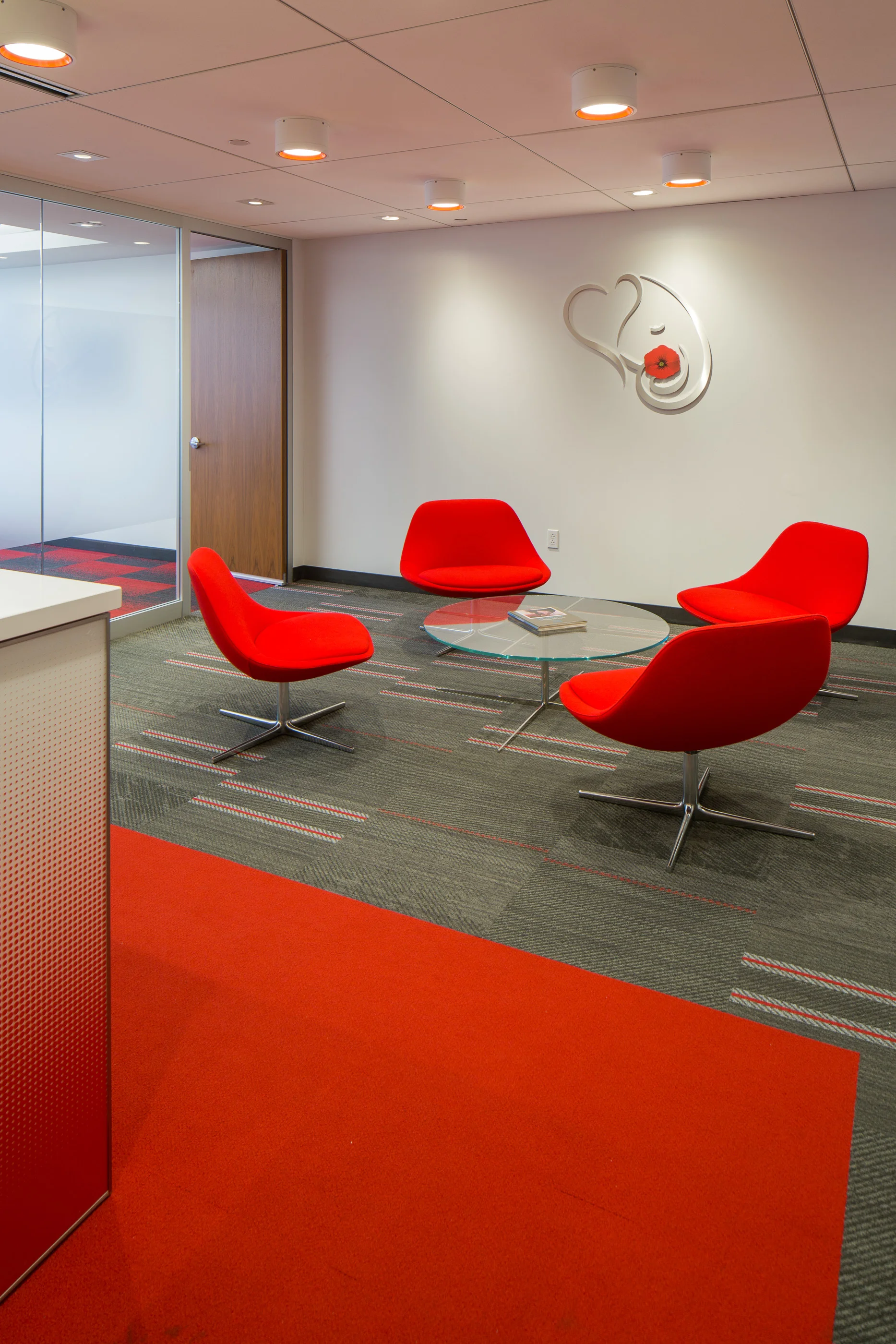 The right shade of lipstick puckers up even the most pedestrian waiting room.