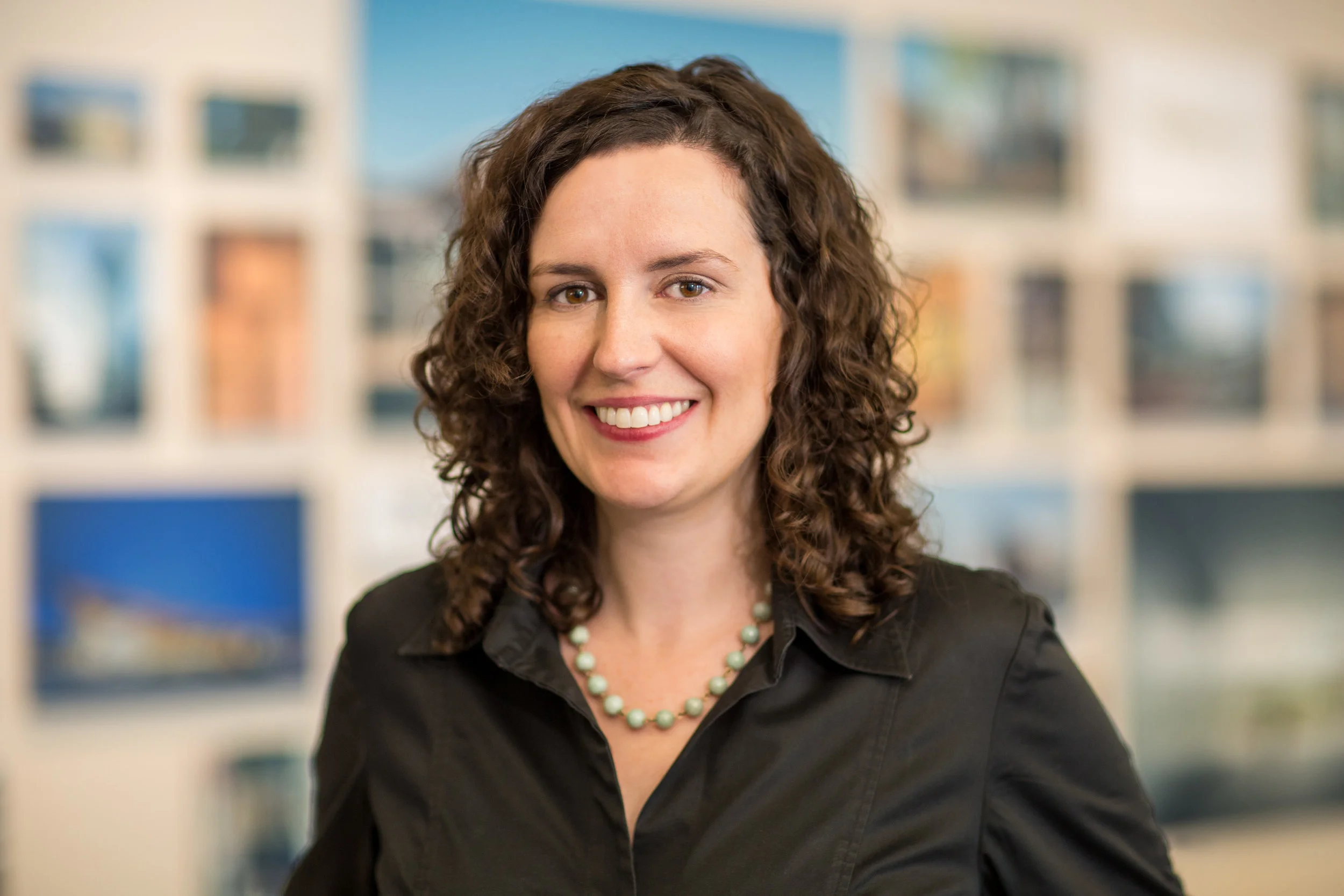 Keeping the background recognizable but just slightly out of focus makes the subject pop.&nbsp; Amy Cha of Bohlin Cywinski Powell