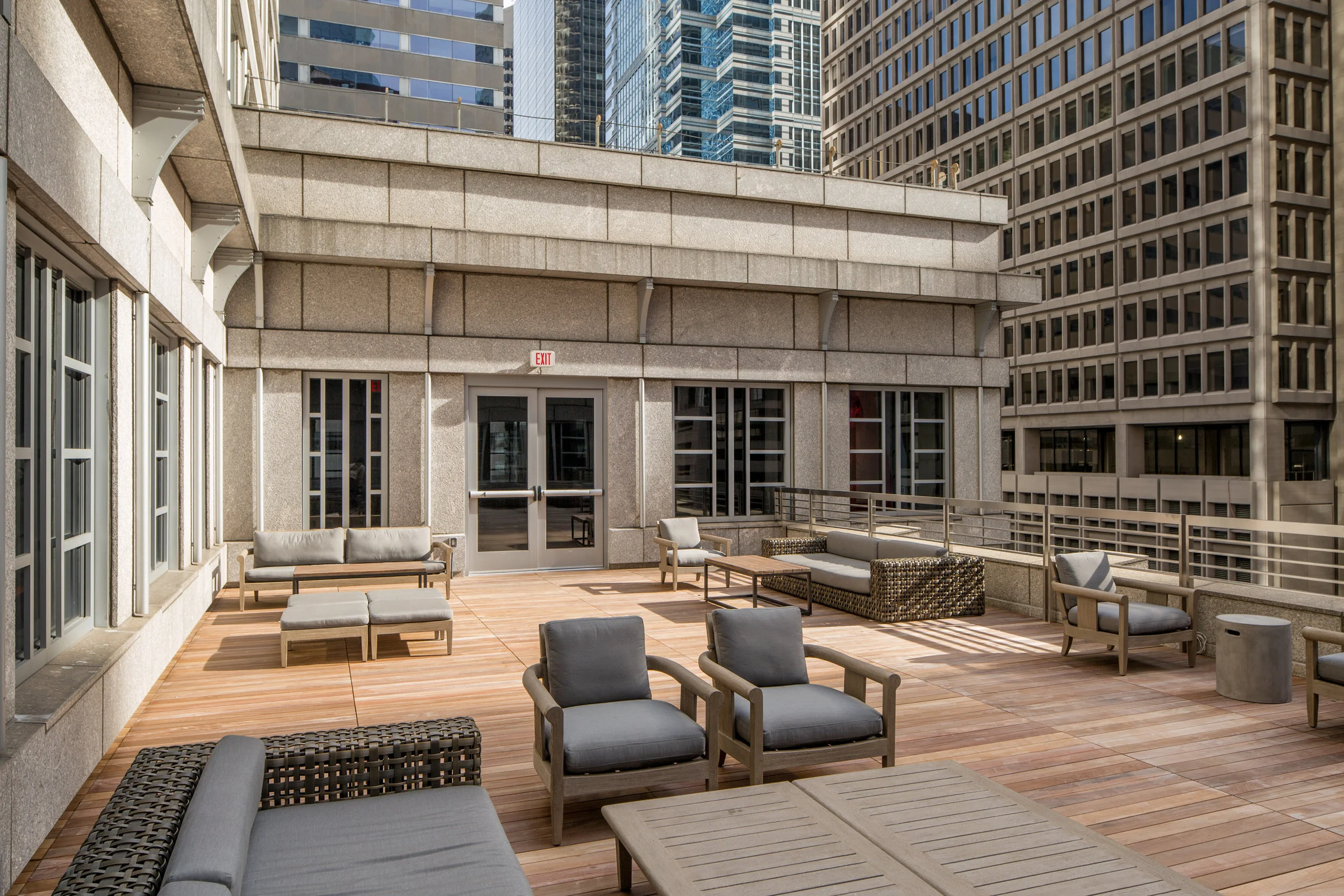 Take it outside. At 1735 Market in Philadelphia, it’s highly recommended.