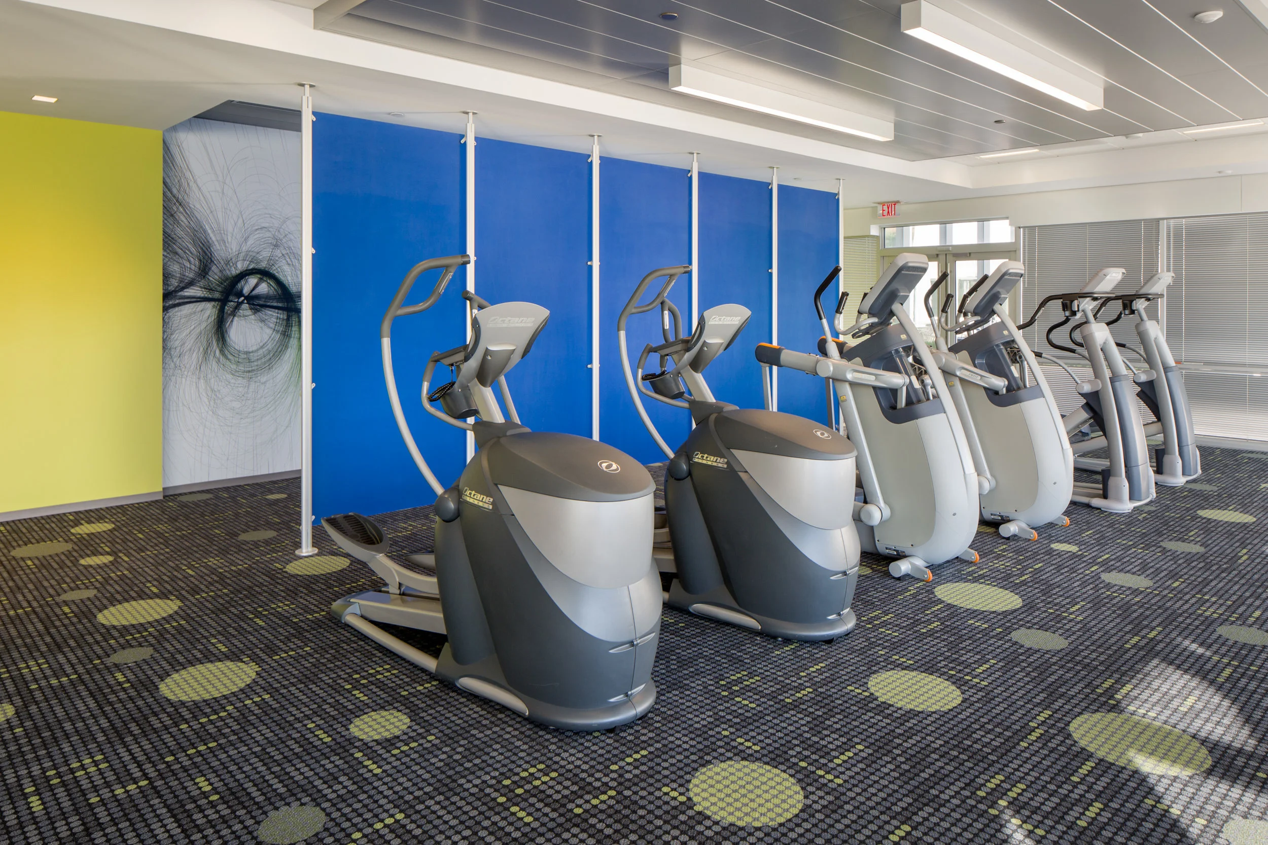 At Endo Pharmaceuticals, wellness extends to the on-site fitness center.