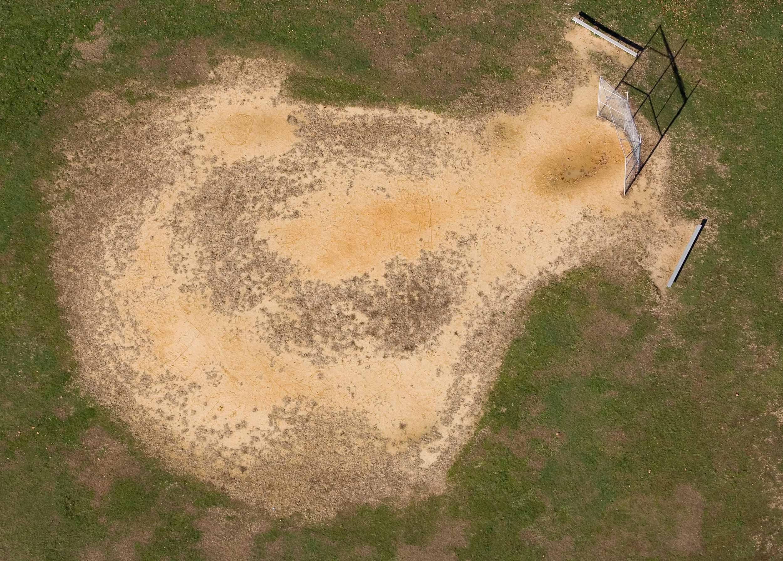 Baseball can be played anywhere there is an open field.