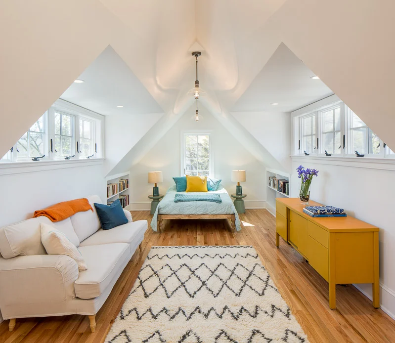 Top floor guest room for older children when they visit.