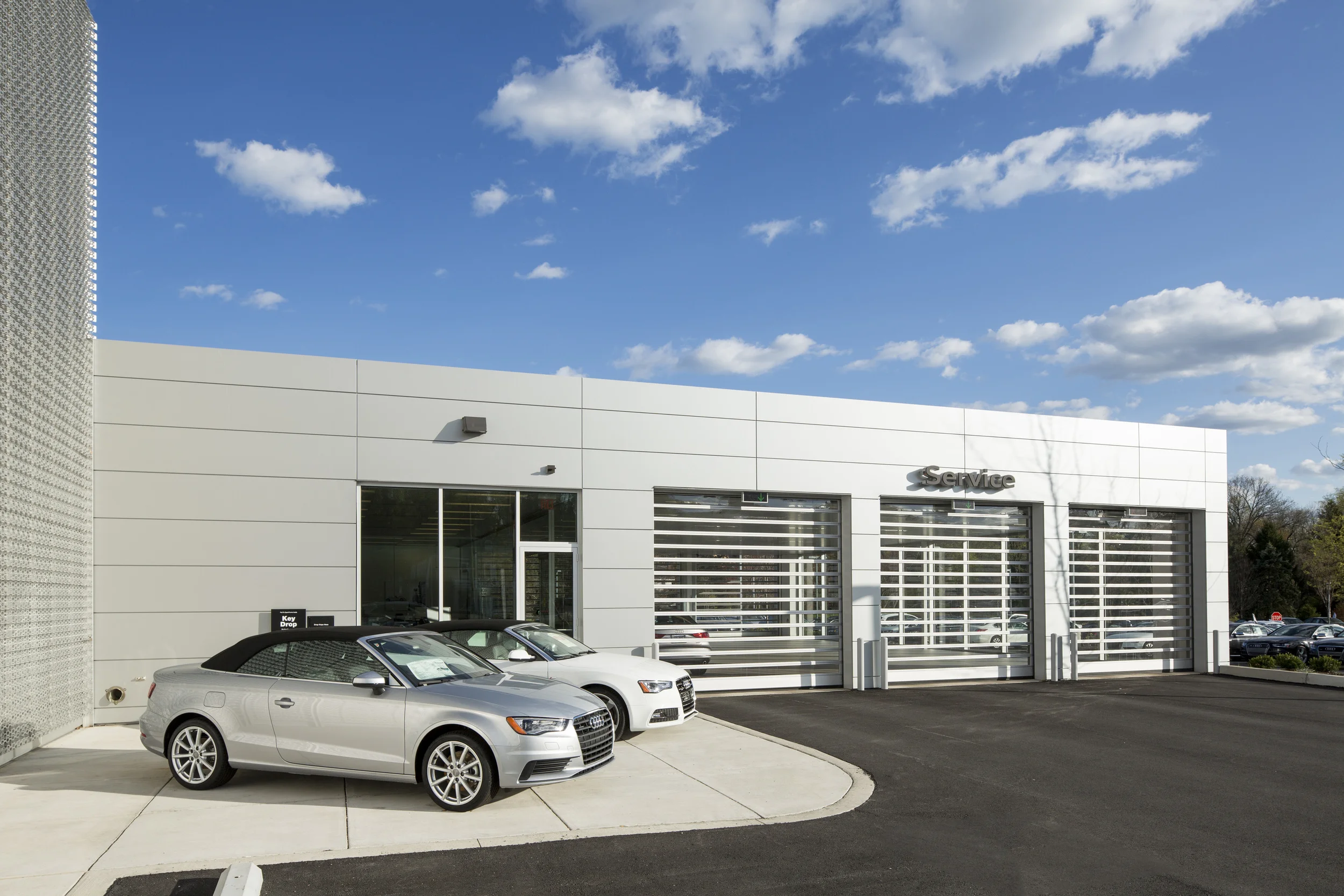 The Devon Audi dealership has a fleet of 55 loaner cars — one way they go the extra mile to keep their upscale customers happy.