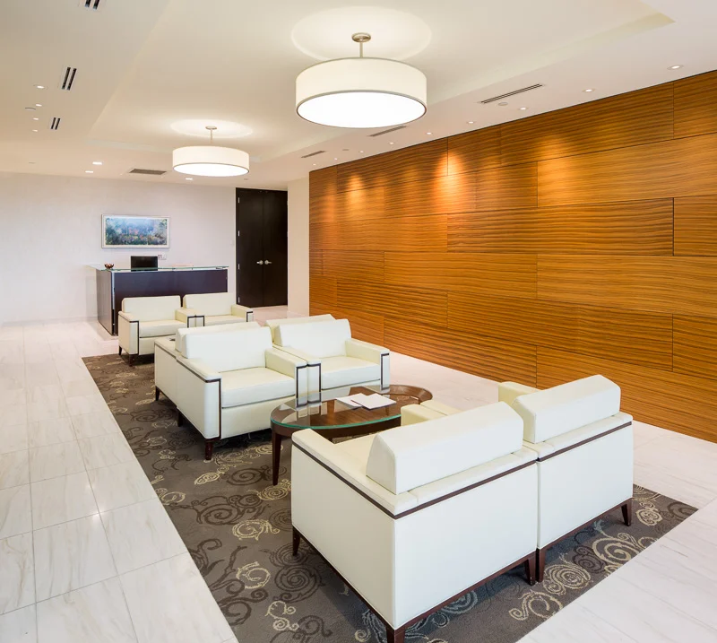 A great place to wait before meeting your attorney.
