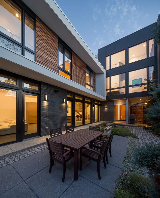 Who wouldn’t love a secluded oasis like this to enjoy on a hot summer night in the city?