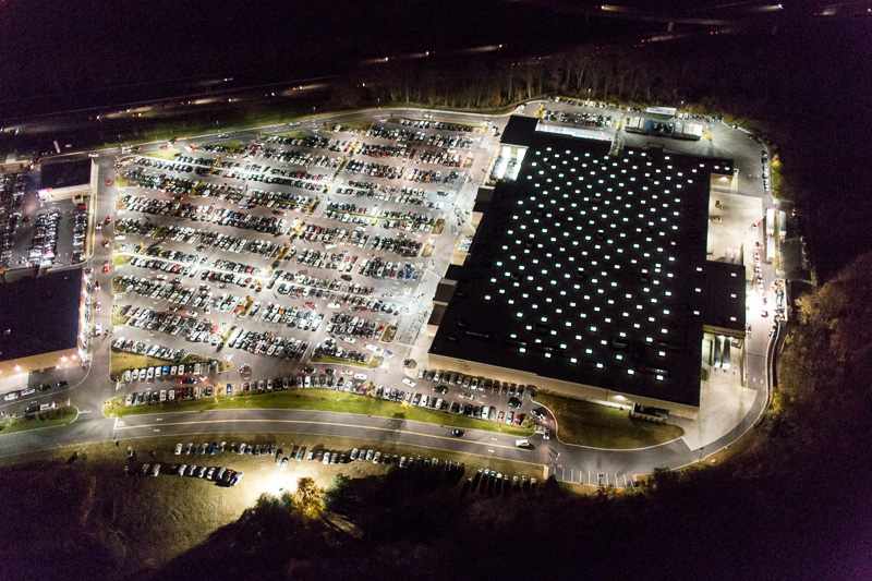 Deptford, New Jersey, Walmart from 1000 feet.