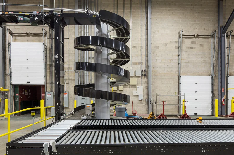 Many warehouses are automated, and can be operated by only a few employees.