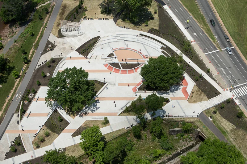 Paine Park, a skateboard park near the Philadelphia Museum of Art, opened May 2013.