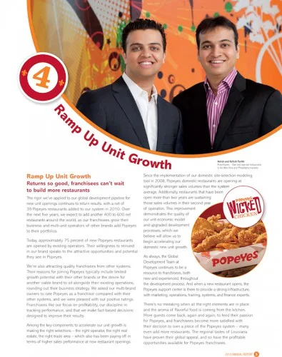 Annual report pages.