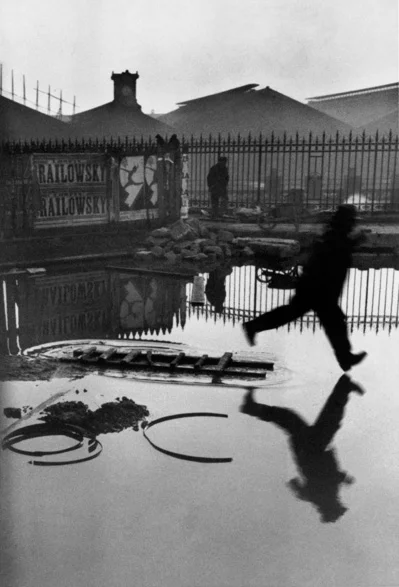 Henri Cartier-Bresson, "Behind the Gare Saint-Lazare, Paris", 1932