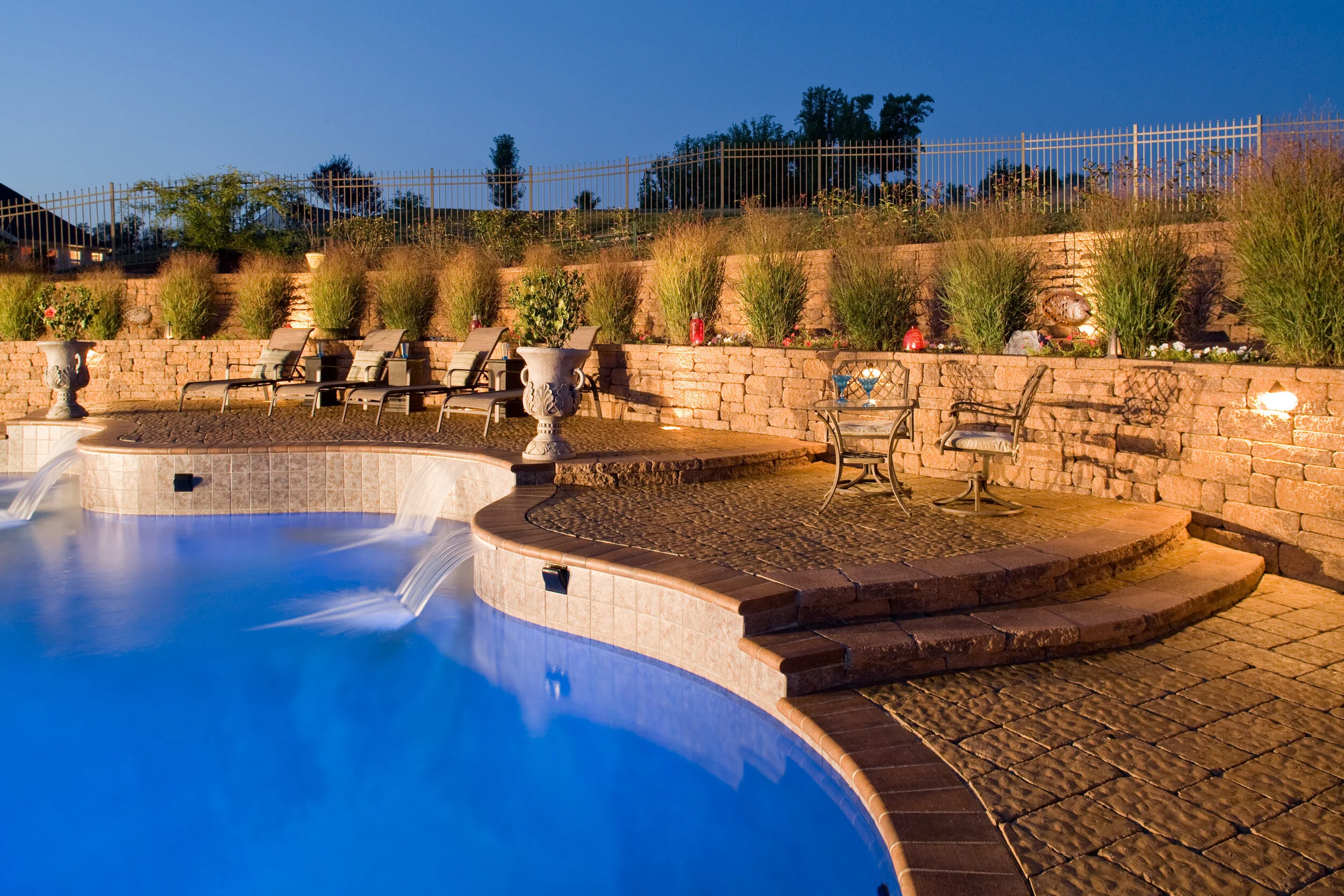 Twilight, the best time for a swim and a photograph.