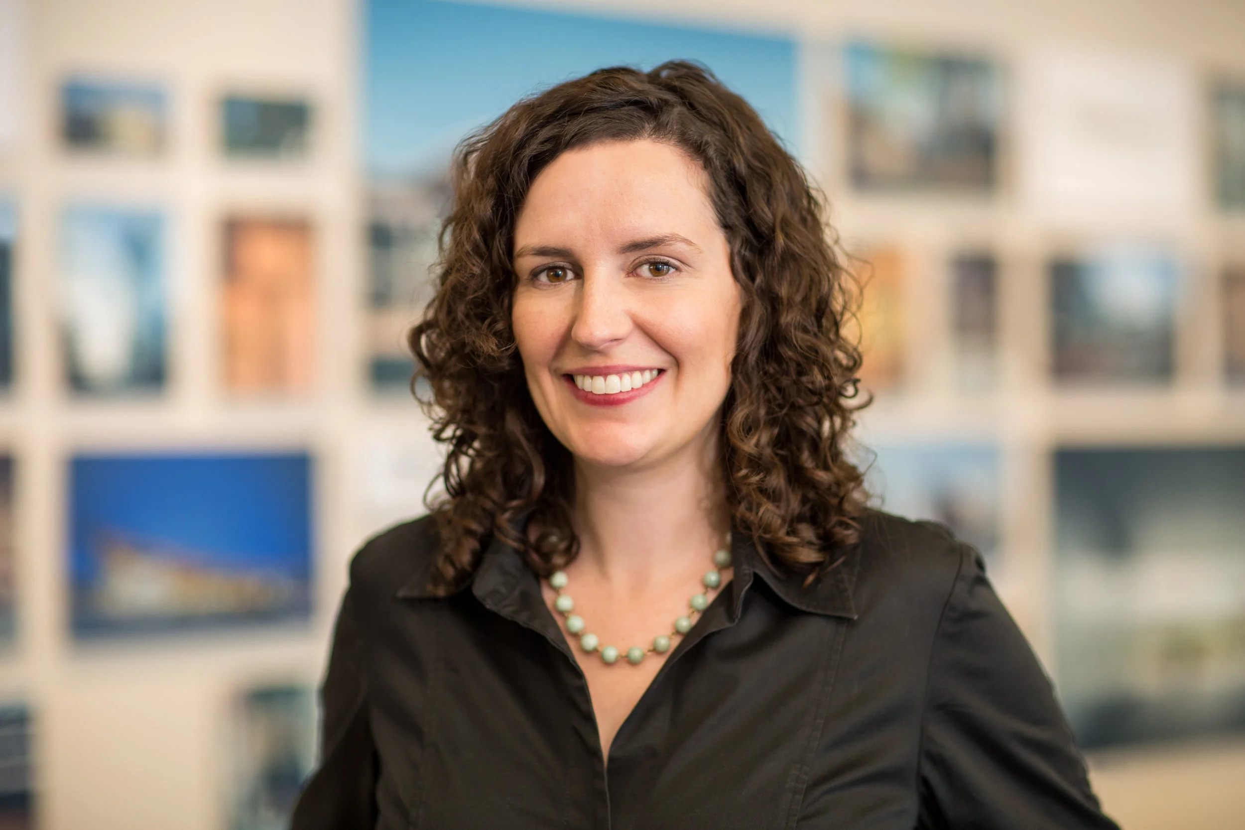 Keeping the background recognizable but just slightly out of focus makes the subject pop.&nbsp; Amy Cha of Bohlin Cywinski Powell