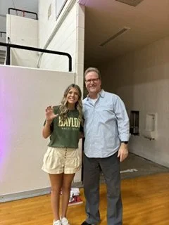Analeece, Diane Little Scholar, says "Sic 'em Bears" as she heads down to major in business at Baylor University!
