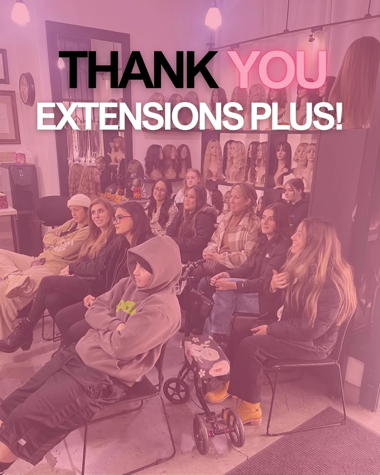 Thank you @extensionsplus Tarzana for having us today! 🩷

Our students got a full behind-the-scenes tour of the factory, learned how high-quality extensions are made, and watched an awesome live demo.

Such a cool experience &mdash; we appreciate yo