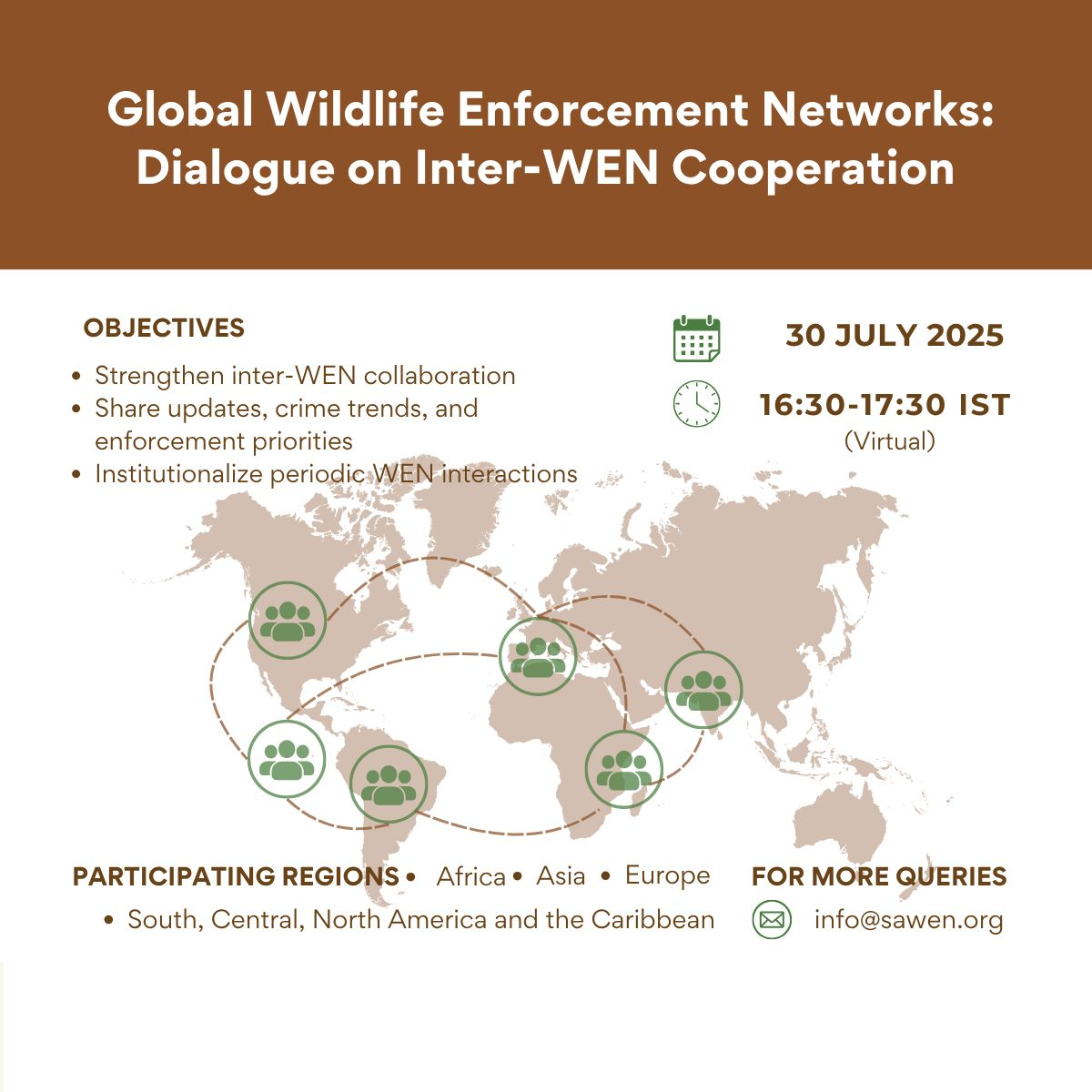 Réseaux mondiaux d’application des lois sur la faune et la flore : dialogue sur la coopération entre WEN, événement parallèle de la CoP20 de la CITES (Copy)