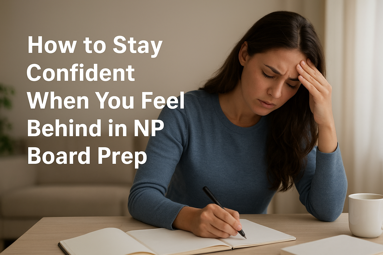 How to Stay Confident When You Feel Behind in NP Board Prep