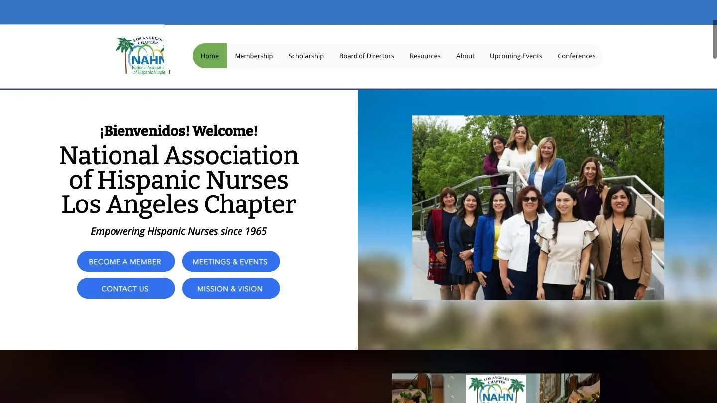 Redesigned LA NAHN website