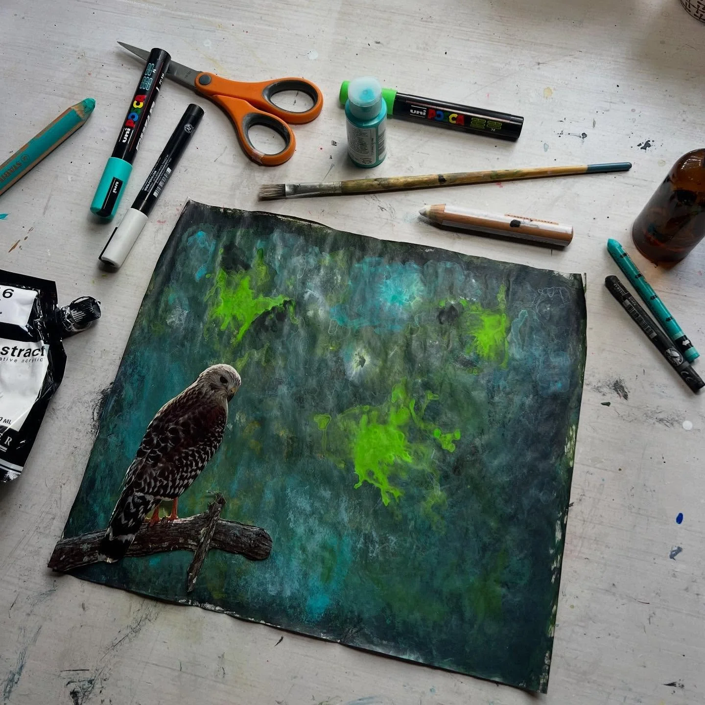 Work In Progress for next month&rsquo;s Franklin Art Crawl! I&rsquo;m going to be in the Savory Spice Shop on Main Street! 

Come by for the amazing spice selection in this gorgeous shop and my art; this is my first time showing in this Art Crawl! 

