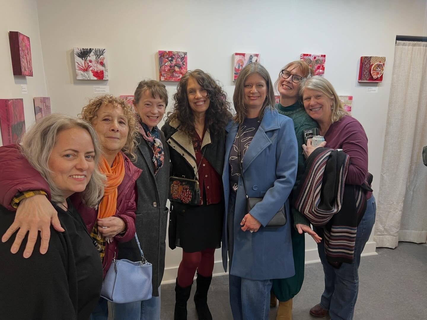 What a fun evening! Thank you @turnipgreencreativereuse for hosting us!!! The show looks amazing! @lisahaddadart @doris.wasserman and @_space_squid did an amazing job of curating all 36 pieces. Do yourself a favor and go check out the @nashvillecolla