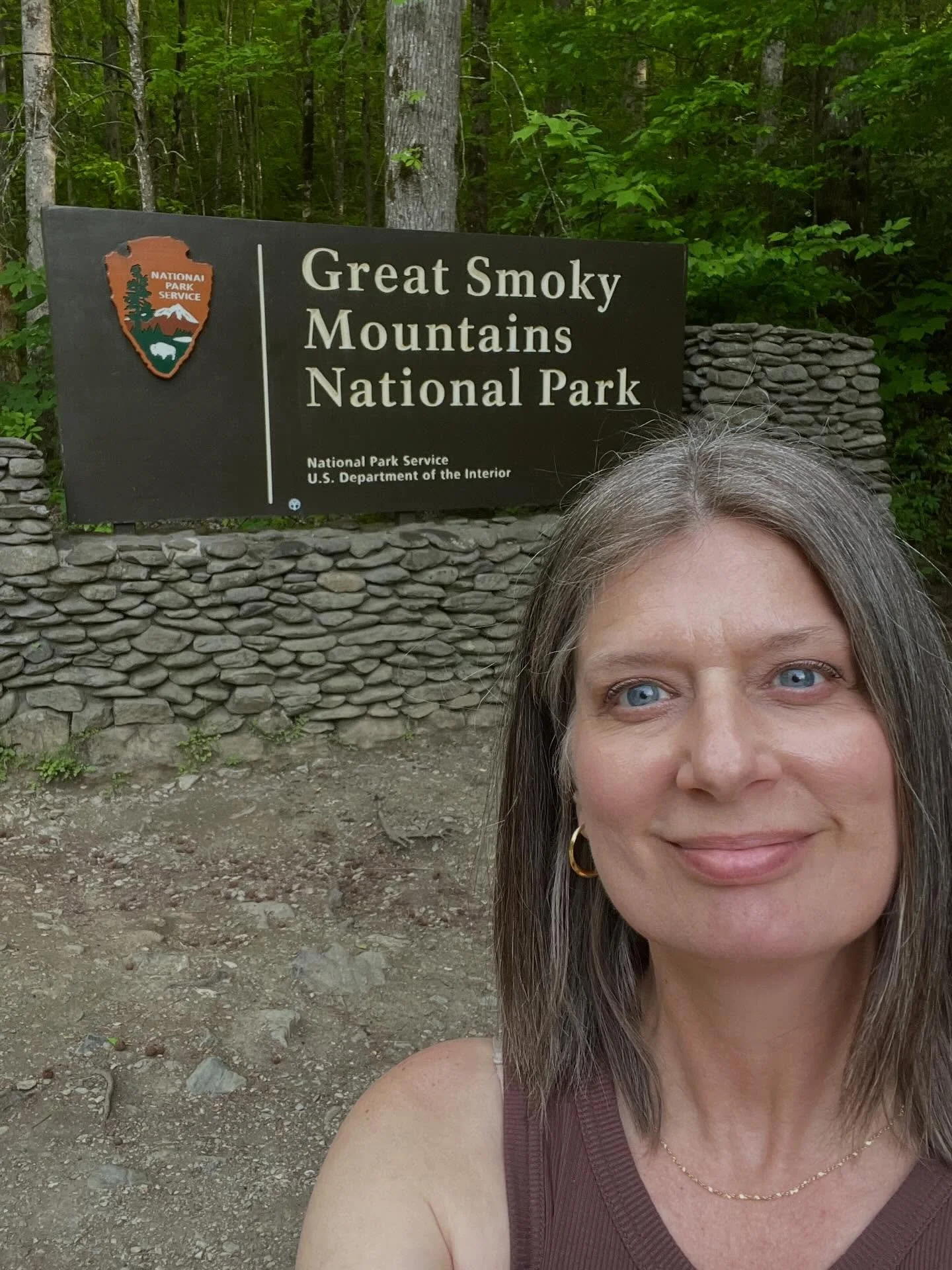 Quick Smokey Mountains trip photo dump. Complete with small collage and my sketchbook. A restorative trip; my cup is full. #smokeymountains #townsend #smallcollage #sketchbook #michellebukowskiart