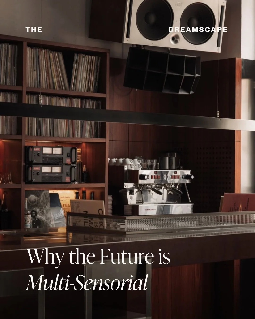 Have you noticed these shifts in our built environment, and how listening rooms especially are popping up everywhere? 

A multi-sensorial future feels deliciously textured, tangible, and grounding, and I think we&rsquo;re more than ready to re-emerge